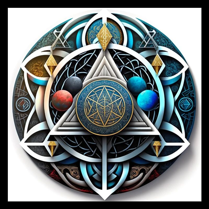 Planetarischer mystischer Kreis