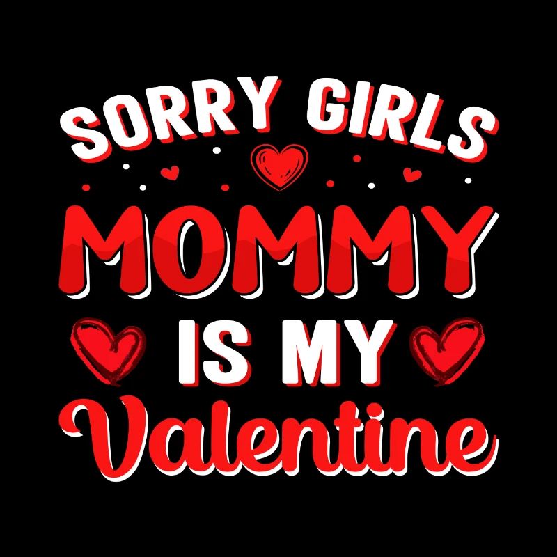 Désolé les filles maman est ma Saint-Valentin