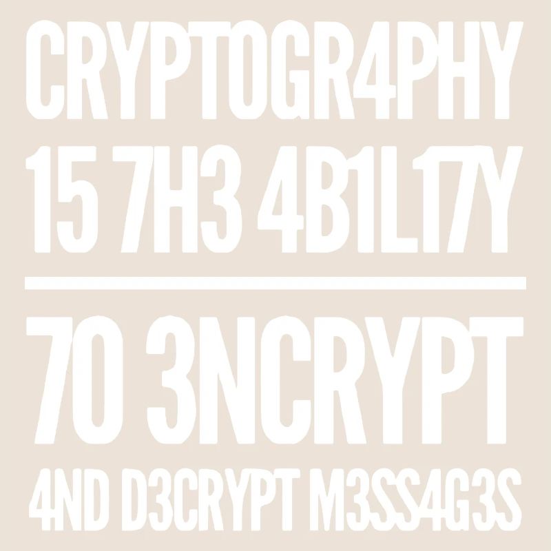Cryptography Coden L337 Leetspeak Saying