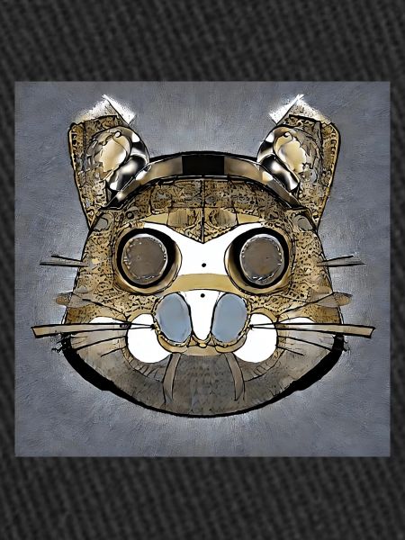 Hamster abstrait comme masque