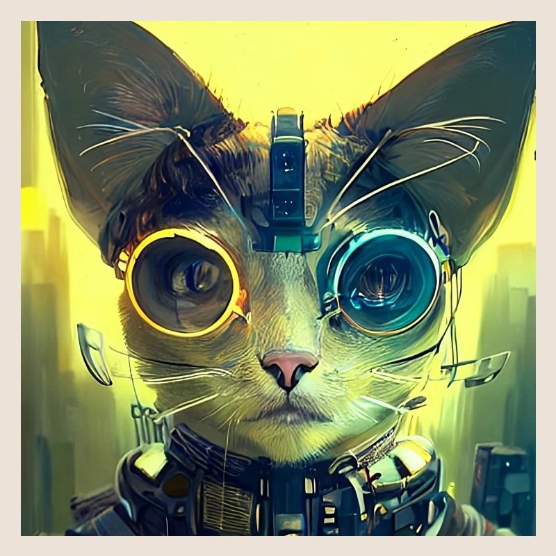 Futuristische Katze
