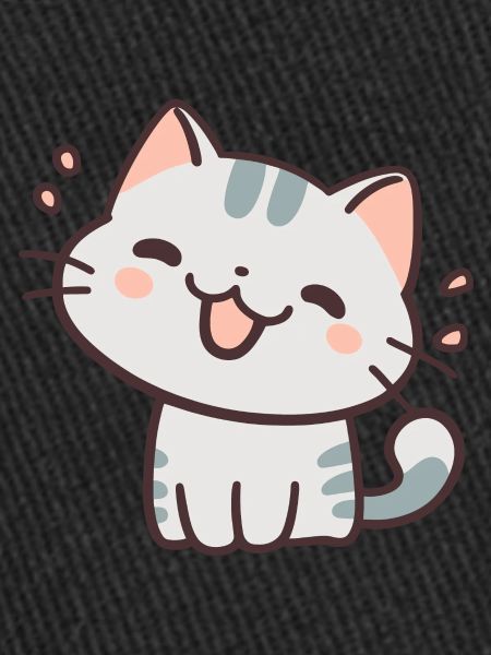 Cute happy cat