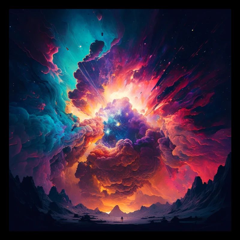 Celestial Flare Eruption