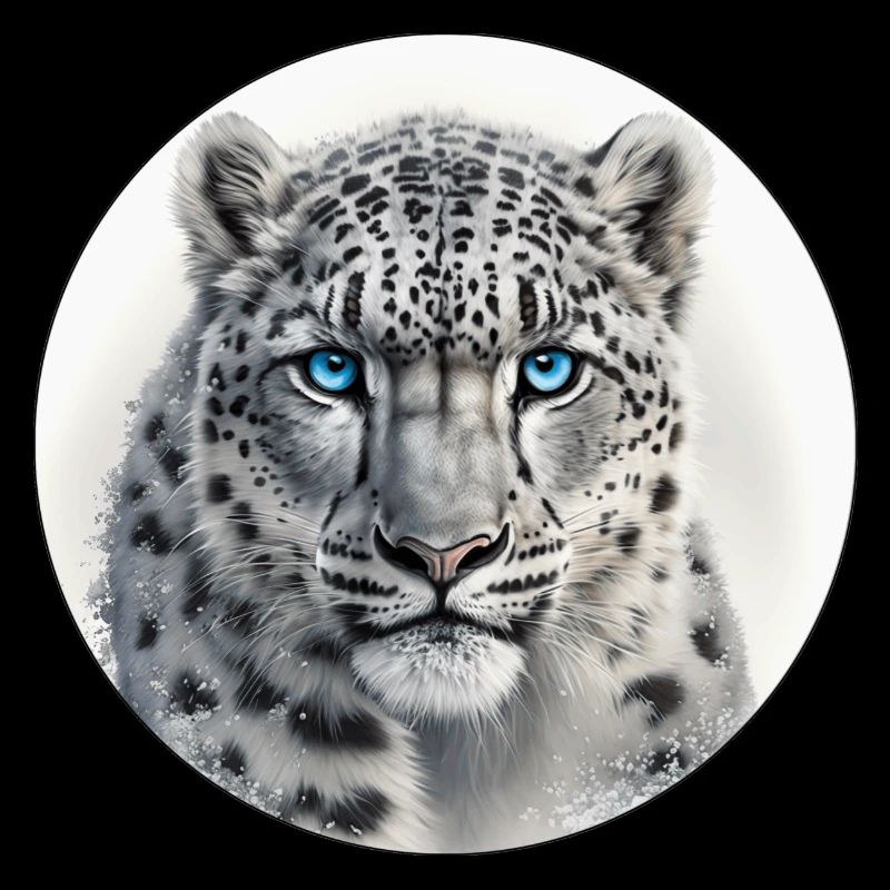 The snow leopard is a majestic hunter