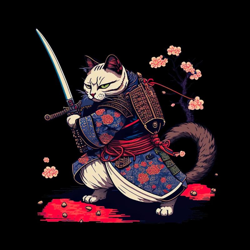 chat samouraï