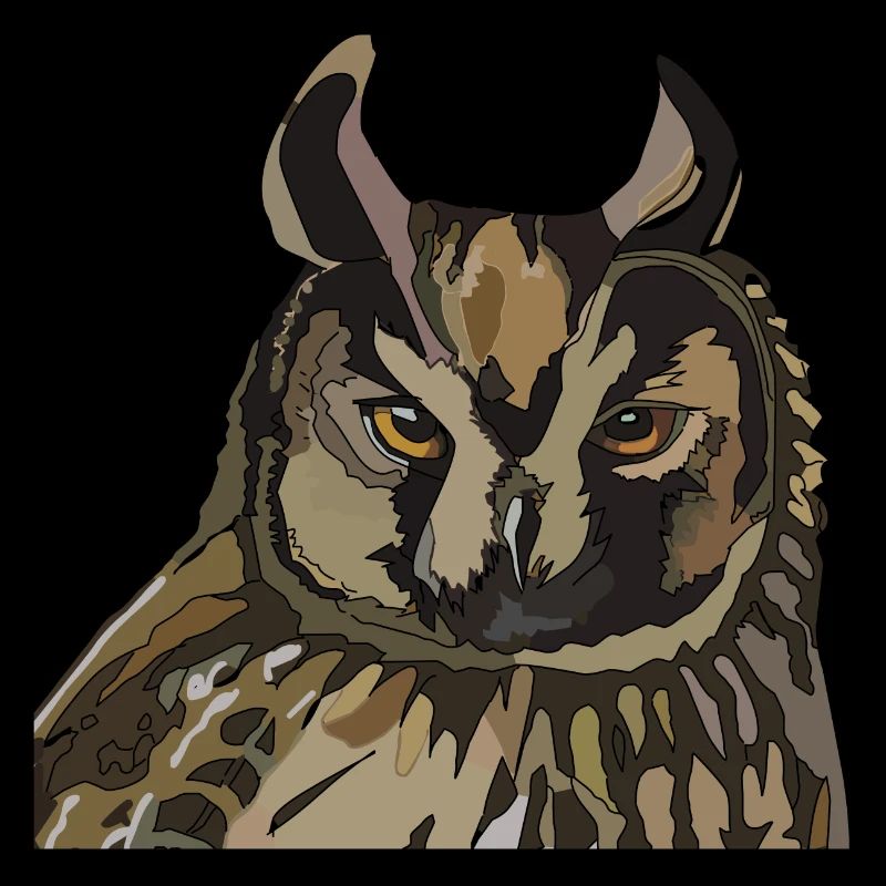 Tête de hibou