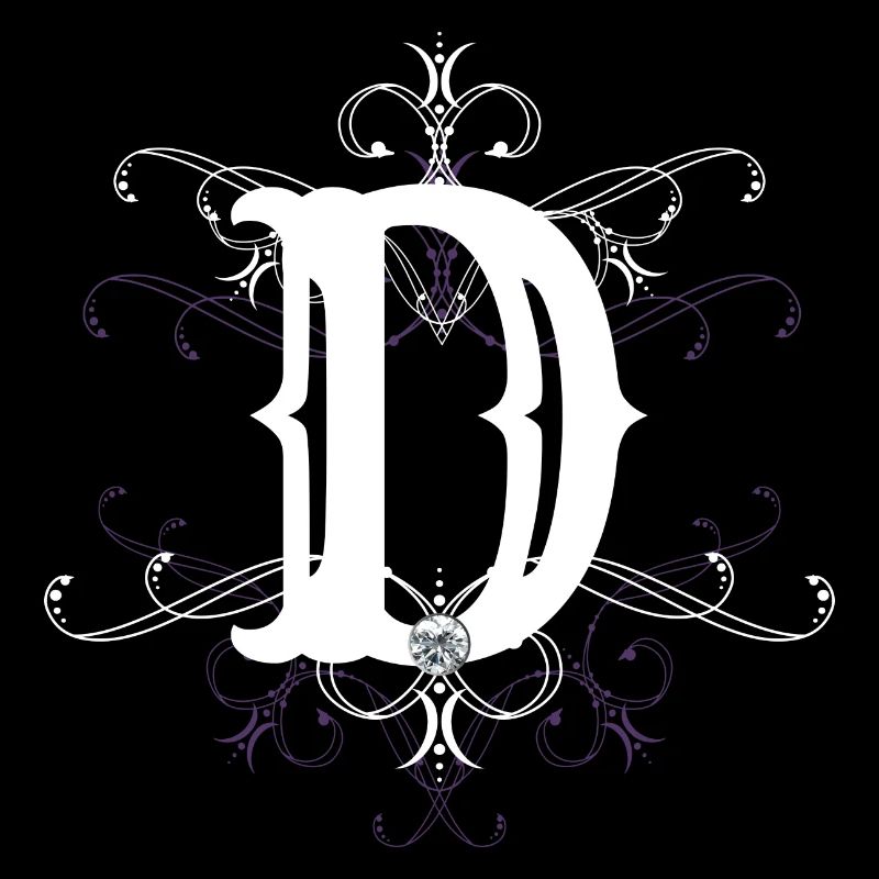 Letter D, point (D)