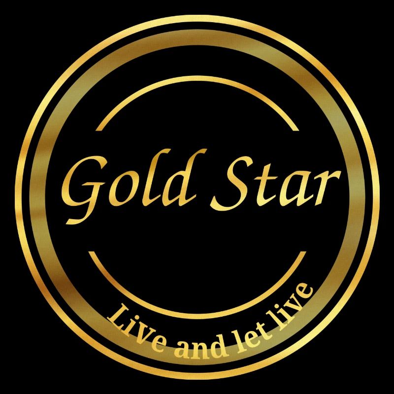 Logo, Design ,étoile dorée ,Texte