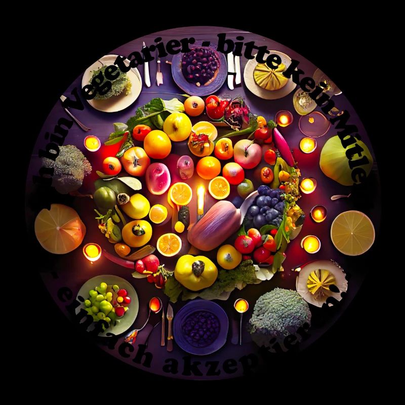 Vegetarier essen kein Fleisch