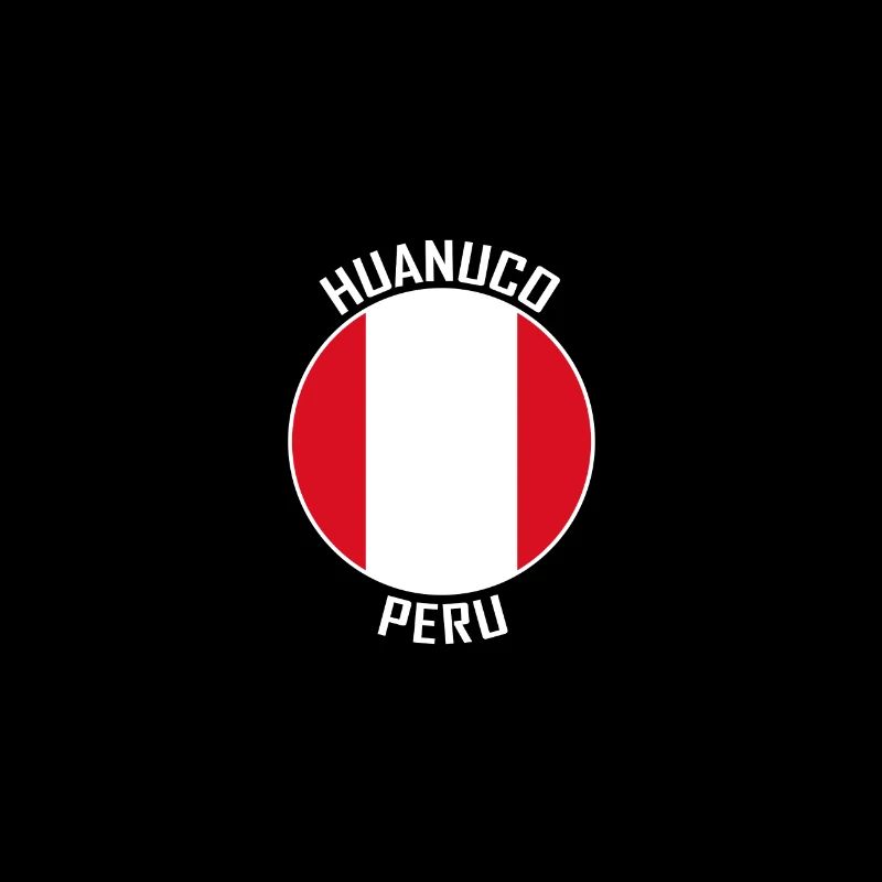 Huanuco Skyline Pérou Flag Souvenir de voyage
