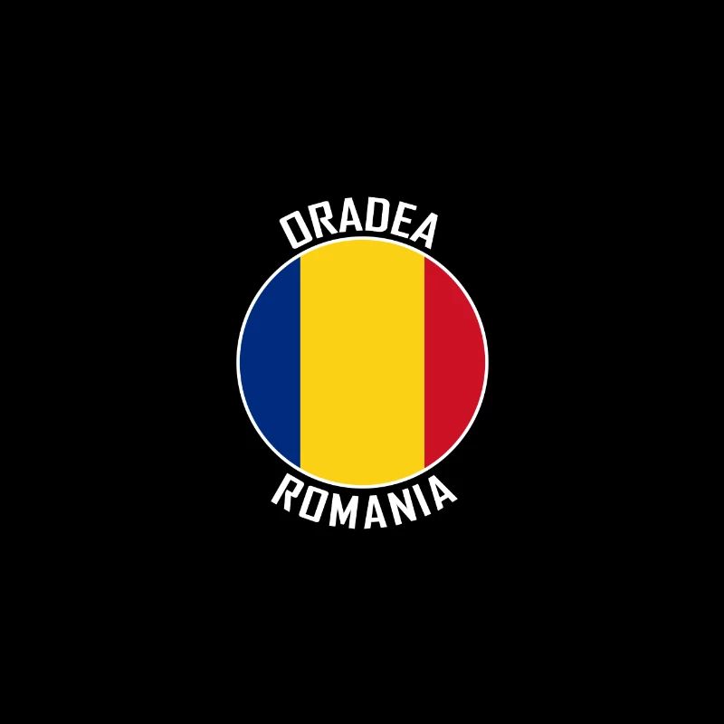 Oradea Skyline Rumänien Flagge Reise-Souvenir