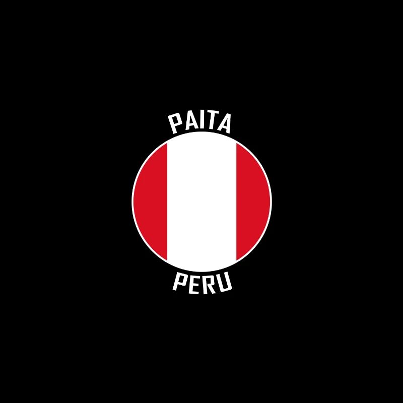 Paita Skyline Pérou Flag Souvenir de voyage