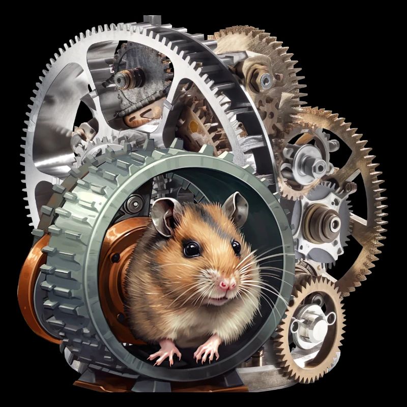 Roue de hamster pour la production d’énergie renouvelable