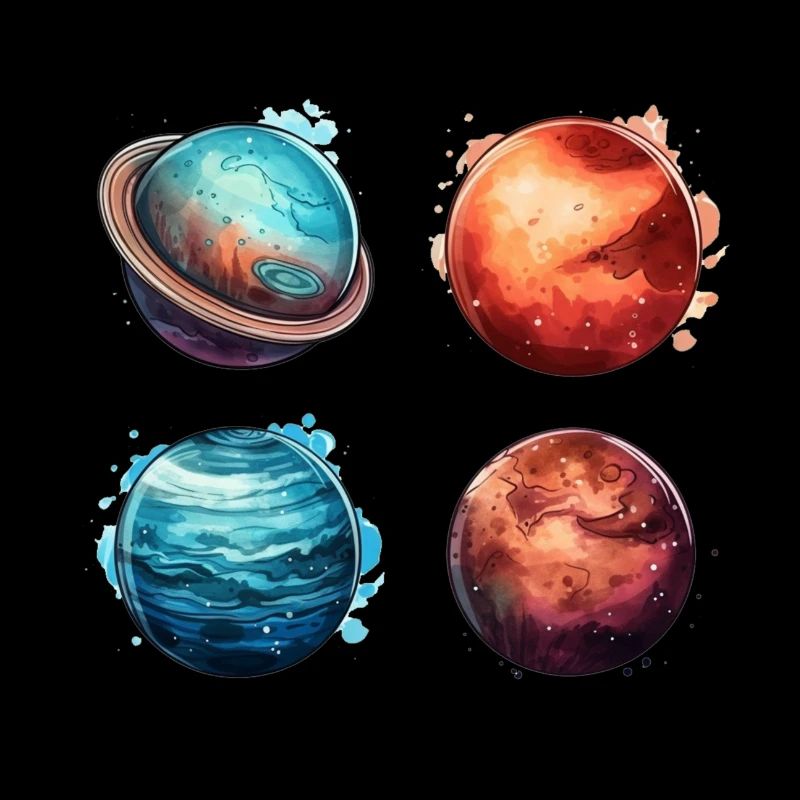Le système cosmique - Planètes