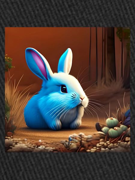 Lapin mignon dans la grotte