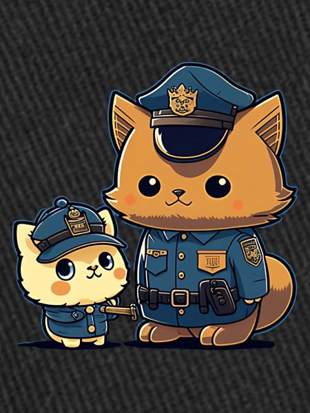 Chat Kawaii Police