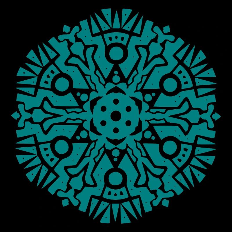 Modèle Mandala Maya
