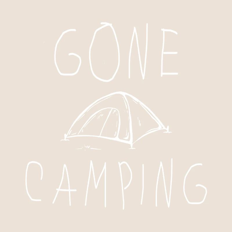 GONE CAMPING white 4x4