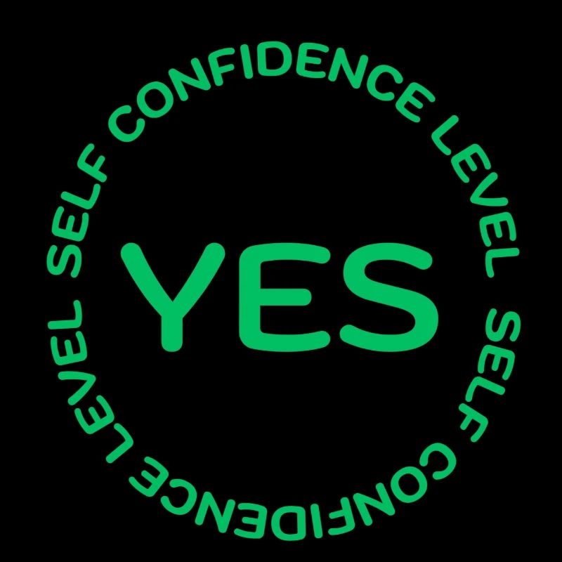 SELF CONFIDENCE LEVEL YES green