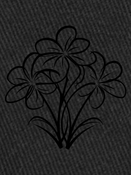 Hand-drawn flower