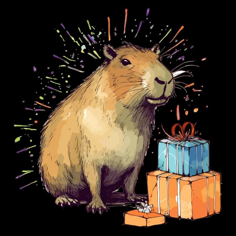 Cadeaux d’anniversaire Capybara