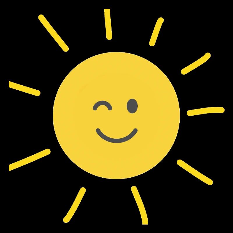 Lachende Sonne