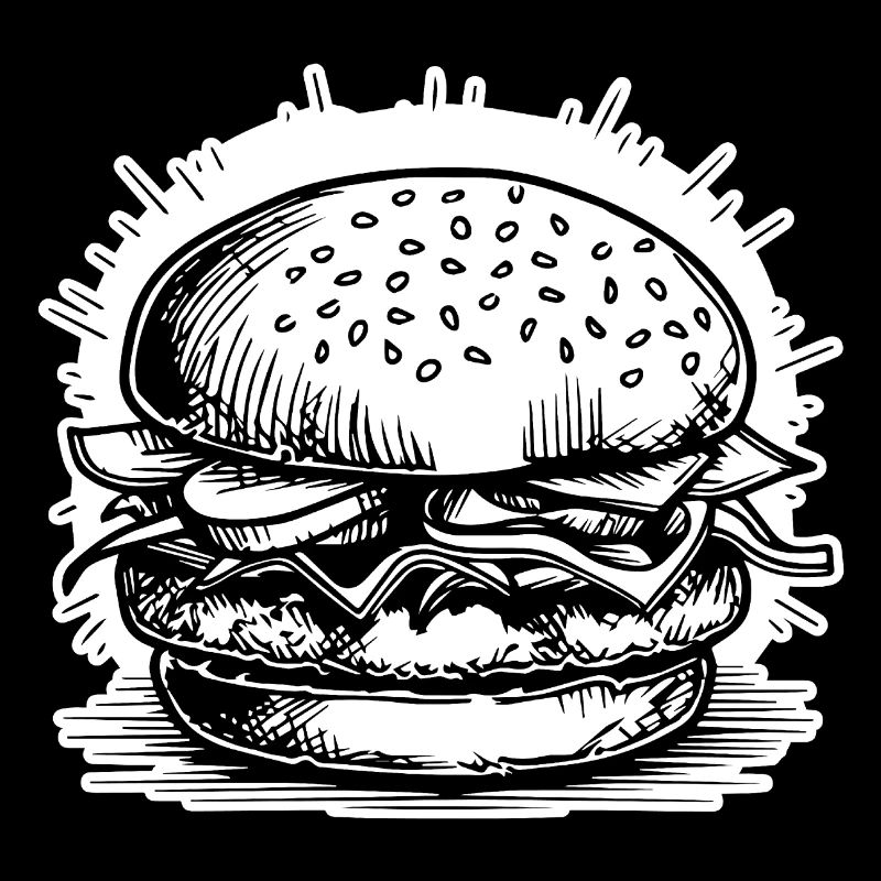 hamburgers, restauration rapide, barbecues, cheeseburgers