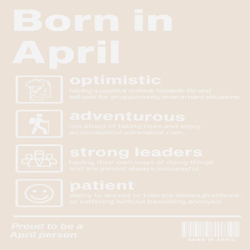 Born in April