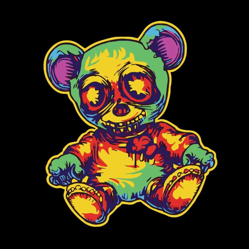 Horror Scary Bear Halloween Ominous Bear