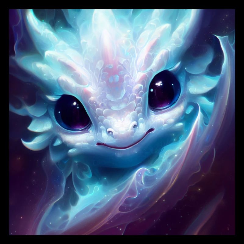 Bébé dragon câlin