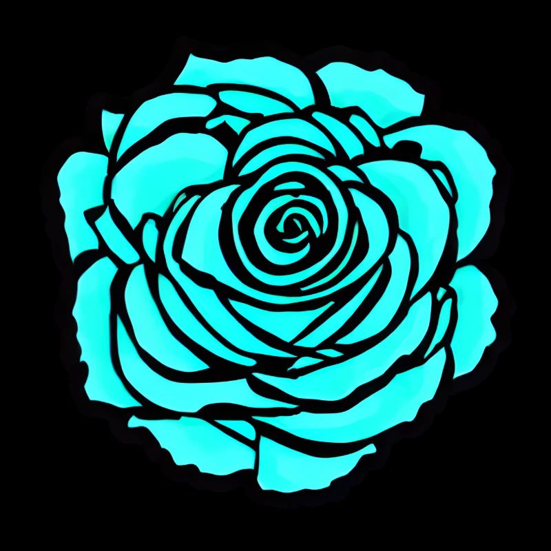 Blaue Rose