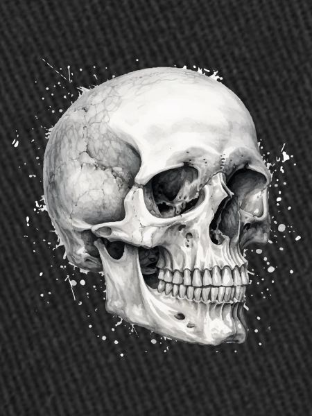 Pencil skull