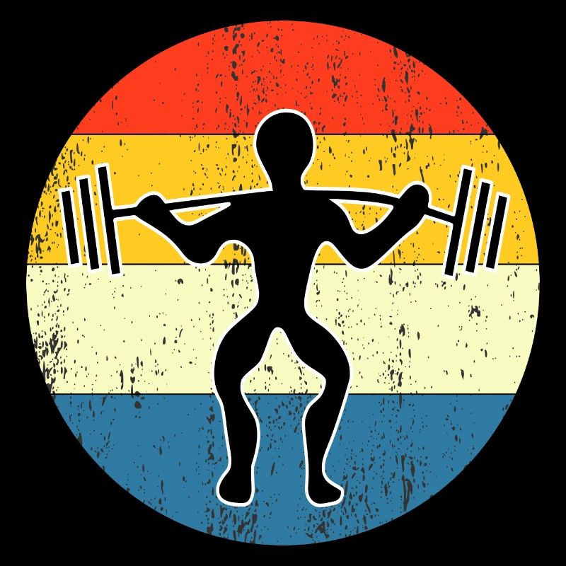 Retro Vintage workout Sunset Design