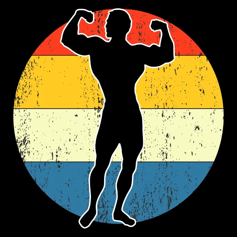 Retro Vintage workout Sunset Design