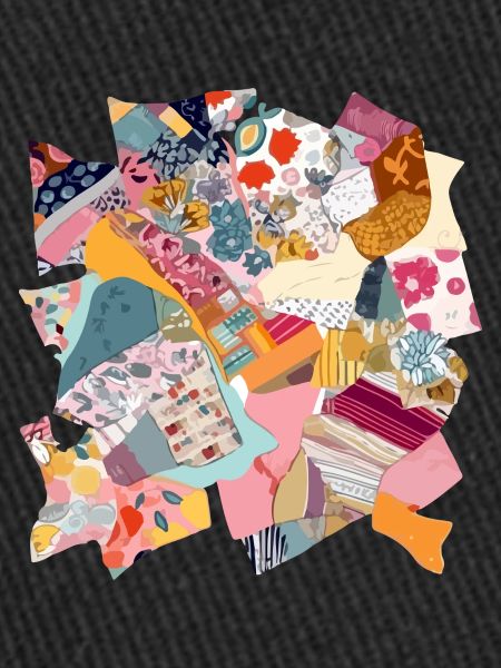 Stoff-Patchwork Nr. 2