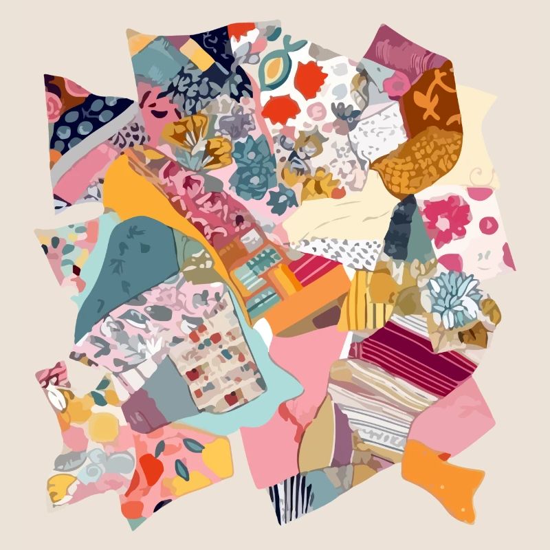 Patchwork de tissu n°2