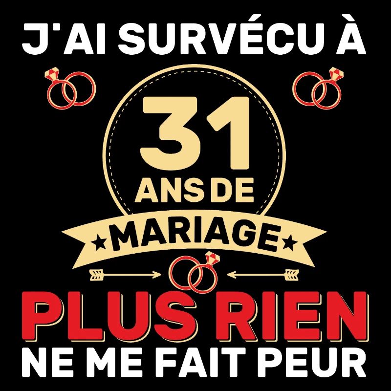 31 Ans De Mariage Noces De Coton Cadeau Mari 31eme