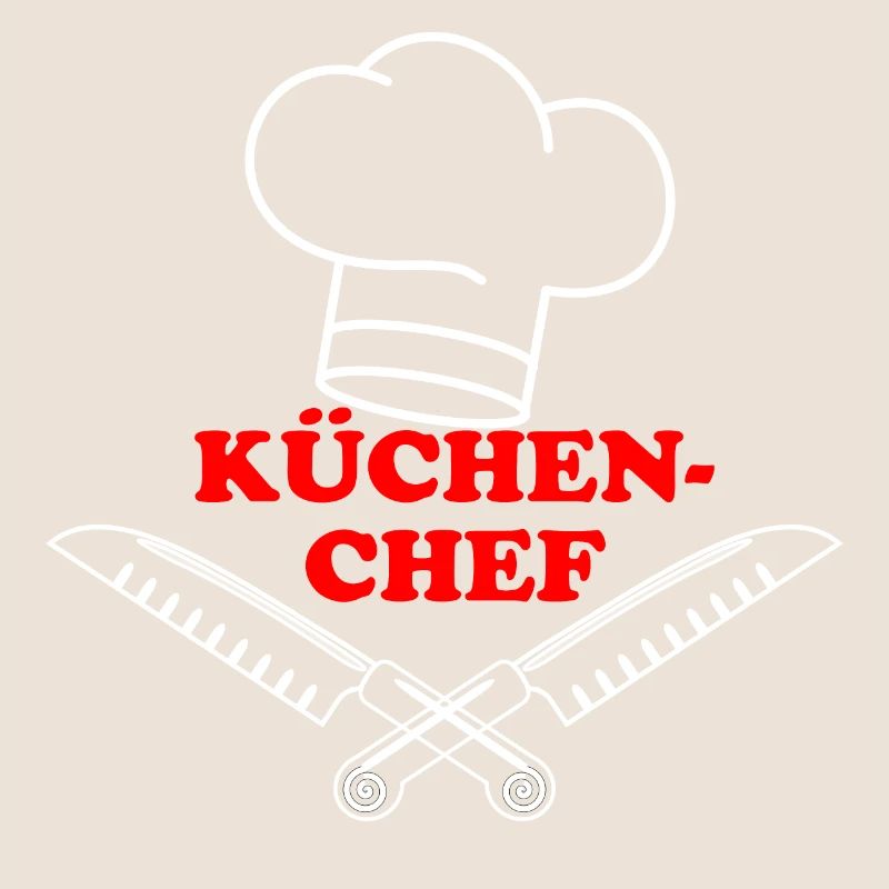 Küchenchef mit Messern