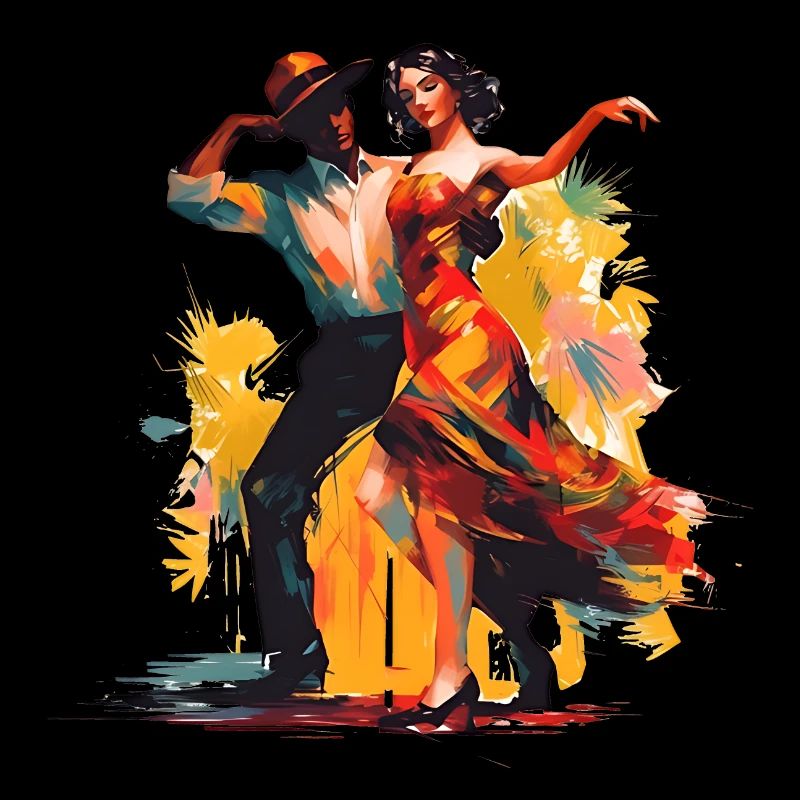 Mambo dancers show passion