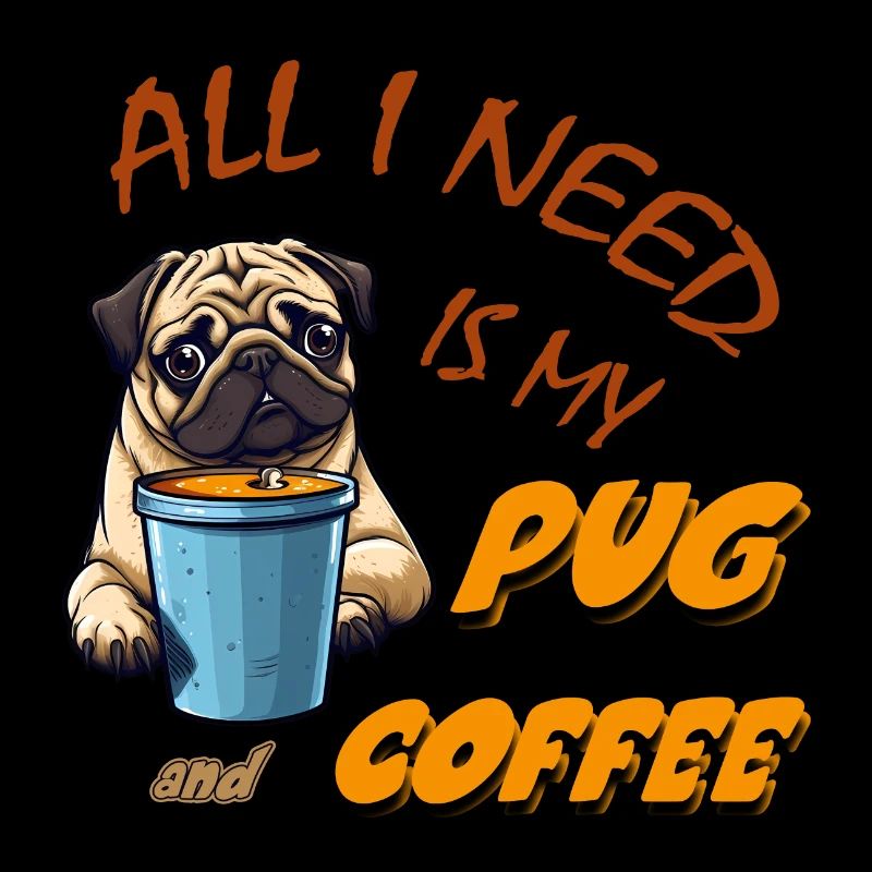 Mops und Kaffee