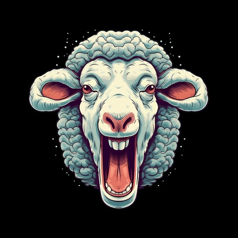 Sheep Creepy Halloween