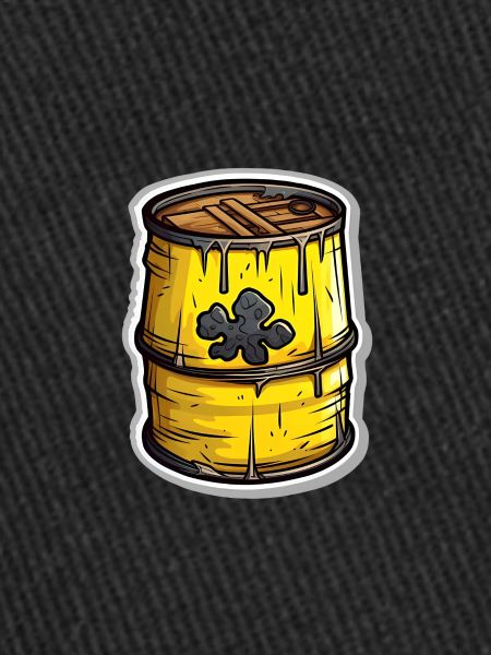Nuclear waste barrel