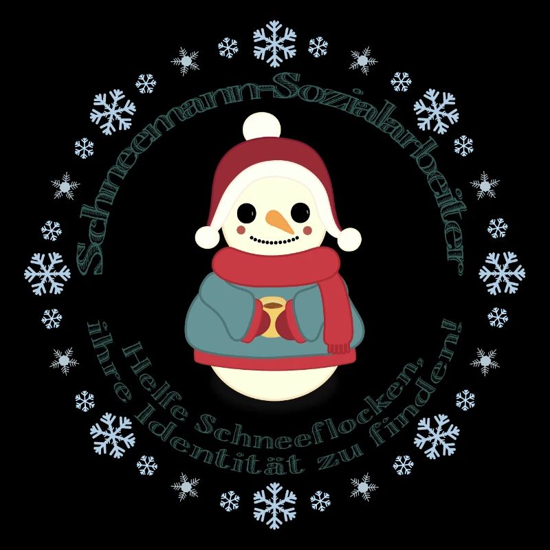 Schneemann Sozialarbeiter