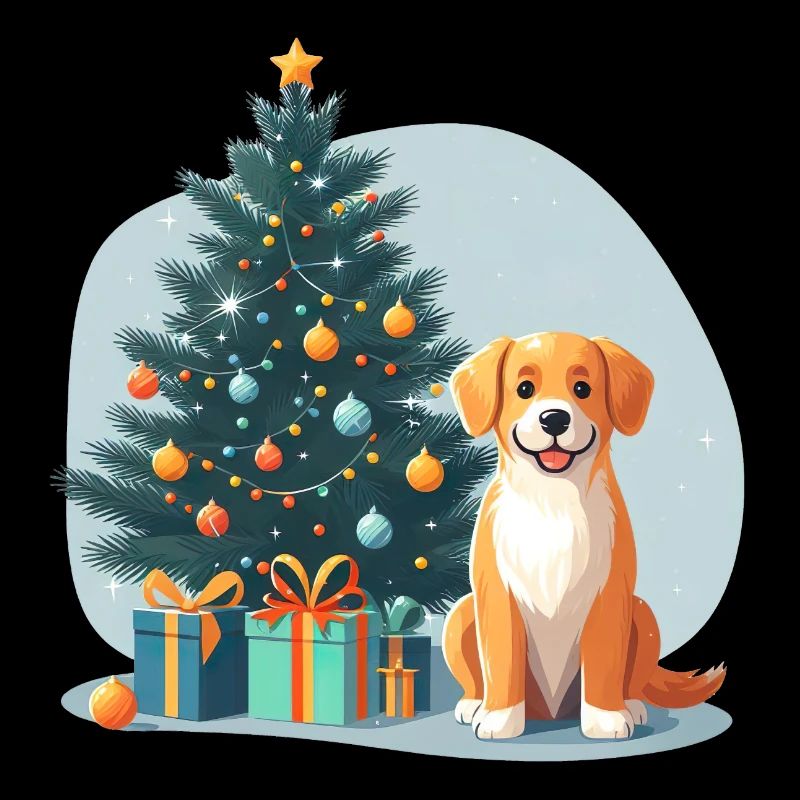 Cadeau d’arbre de Noël Labrador