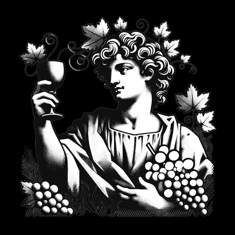 Bacchus Caravaggio Hommage