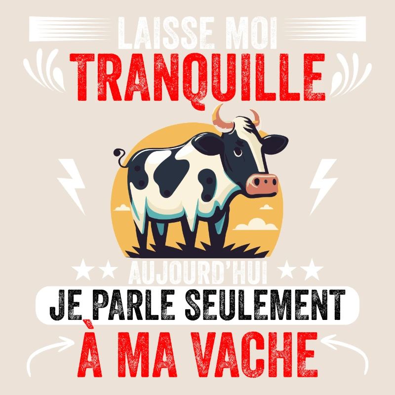Je Parle Seulement Avec Ma vache idée Cadeau