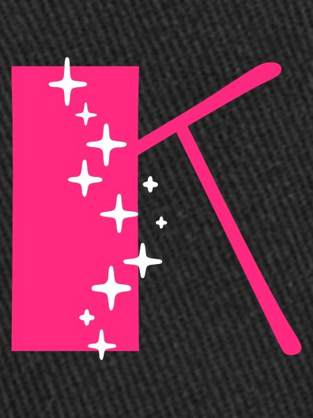 Letter K Glitter