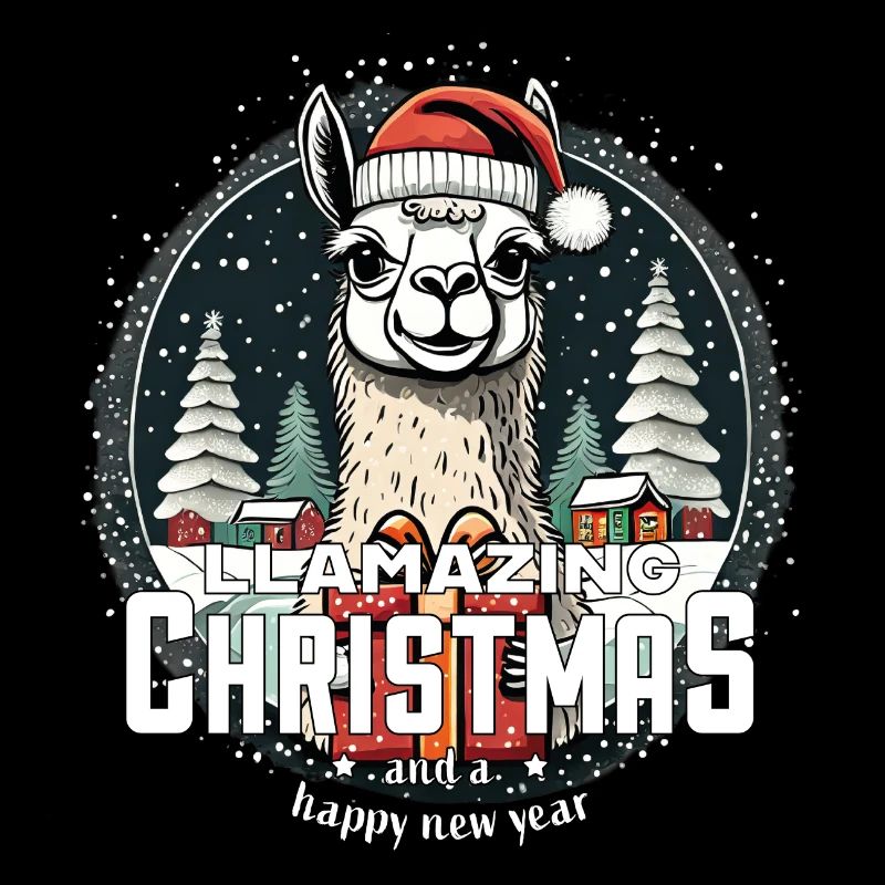 Lama de Noël llincroyable Noël