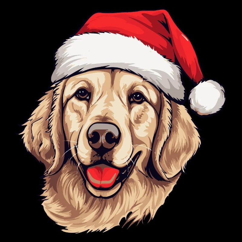 Golden Retriever Chien Noël