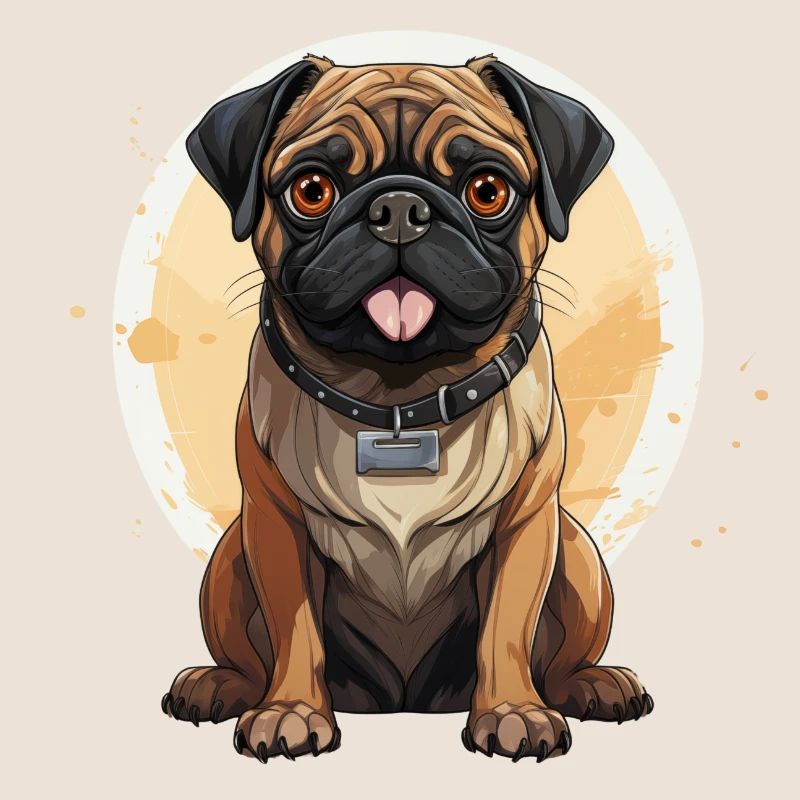 Mops Porträt